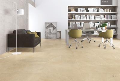 China Glazed Wall And Floor Sandstone Cement Look Porcelain Tile for sale