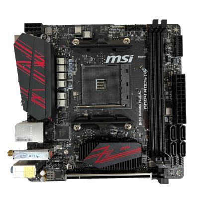 China Desktop 95NEW for MSI B450I GAME PLUS Desktop AC Desktop Motherboard Supports DDR4 AM4 32GB Socket for sale