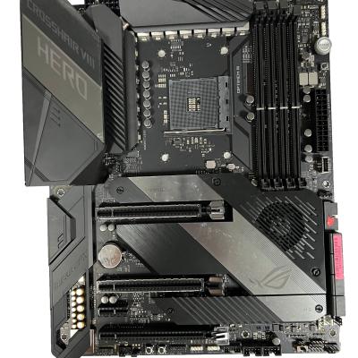 China Desktop 95NEW for ASUS RETICLE VIII desktop HER0 officegaming motherboard supports DDR4 socket AM4 128GB for sale