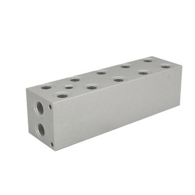 China Machinery Leiliy Quality Assurance Precision Components, D03, 5 Stations Parallel Circuit Hydraulic Bar Miscellaneous Blocks for sale