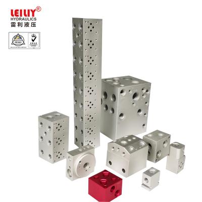 China Precision Machinery Leiliy Quality Assurance Components , Hydraulic Center Manifold Block for sale