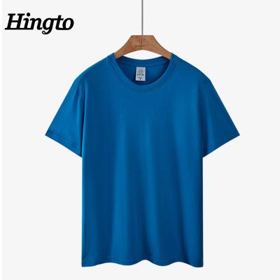 China Anti-Wrinkle Plus Size T Shirts Wholesale / Custom White Mens Oversized 100% Cotton T Shirt for sale