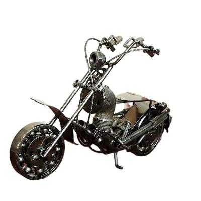 China Simulation Model Vintage Toy Gifts Sale Pub Home Office Decoration Die Cast Motorcycle Model For Promotion Gifts for sale