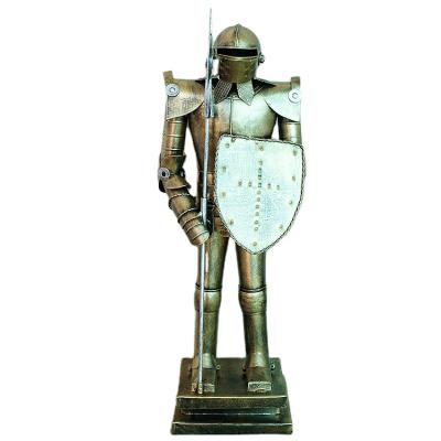 China Ancient Ancient Knights of Europe Roman Knights Statue Metal Handmade Model for Colletible Souvenir for sale