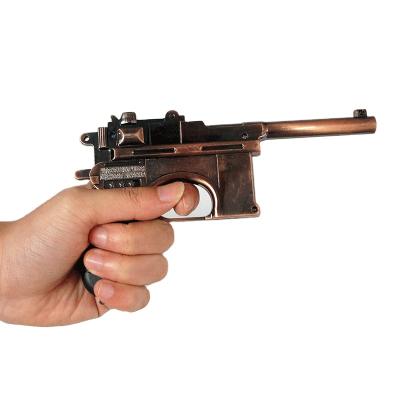 China Wholesale Novelty Vintage Simulation Metal Crafts Anitque Pistola Toy Gun Gifts For Kids for sale