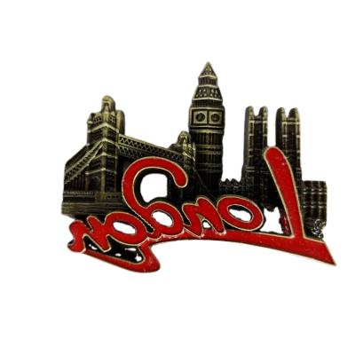 China Hot Selling London 3D Fridge Magnets Zinc Alloy Custom Landmark Metal Fridge Magnets For Tourist Souvenir for sale