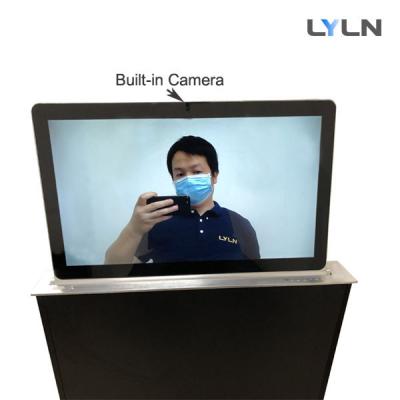 China Monitor retrátil motorizado todo do LCD da tabela de conferência em um certificado do CE do sistema à venda