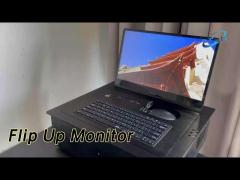 Motorized Flip Up Monitor FHD Narrow Bezel With Manual Function