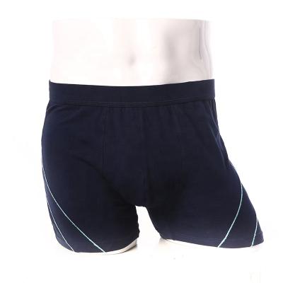 China Factory Price Wholesale Mens Breathable Cotton Naked Boxer Brief Comfortable Underwear for sale