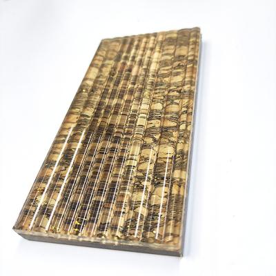 China High-end custom art laminated embossed yard glass - tempered glass-decorative glass for sale