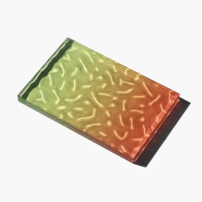 China Customizable Luxury Court Gold Embossed Compound Glass for sale