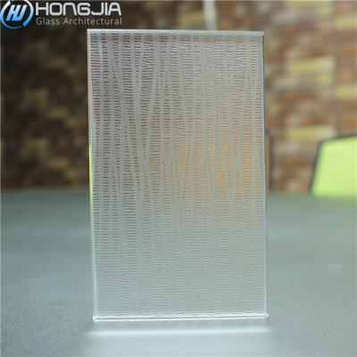 China Modern Tempered Frosted Pattern Glass for sale