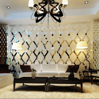 China Wall Glass Minimalist Decorative Mirror For Sale For Living Room Hotel DIY Decoration for sale