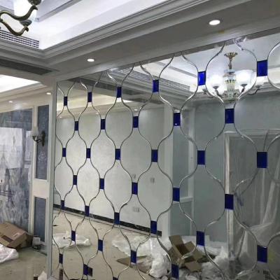 China Minimalist DIY Decorative Glass Hotel Wall Mirror For Sale for sale