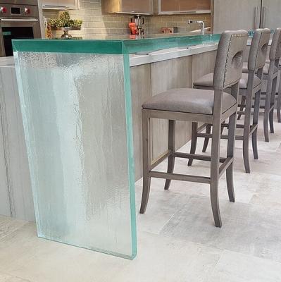 China Modern 30mm Thick Countertop Glass For Bar for sale