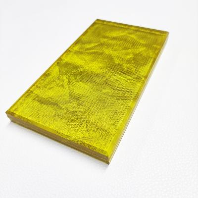 China Farmhouse China High Quality Decorative Fabric Laminated Glass for sale