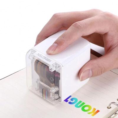 China Mobile Wireless Pocket Handheld Logo Printer BT Mbrush Mini Full Color Inkjet Small Portable Color Label Printer for Metal Surface for sale