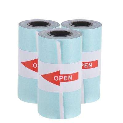 China Waterproof/Strong Viscosity/Tear Resistant/Universal Square Scratch Resistant Wholesale Self Adhesive Label Around Thermal Rolls Paper Sticker Printable Labels For Mini Printers for sale