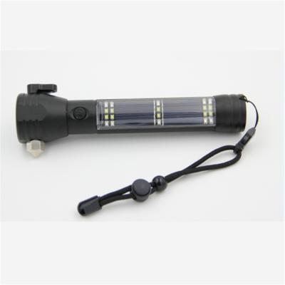 China Powerful China Made Best Selling Rechargeable LED Flashlight SOLAR Power Aluminum Multifunction Light for sale