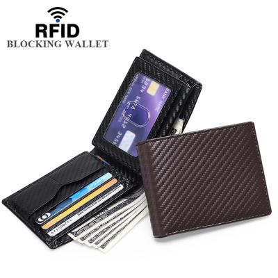 China Large Capacity Customize New Design Slim Purse ID Credit Card Holder Shorts PU Leather Slim RFID Wallet For Men for sale