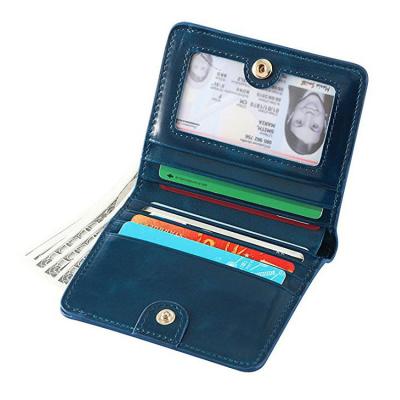 China RFID Blocking Protection Wholesales Popular Factory Fashion Design Women Wallet Custom Leather Card Holder New Wallet Purse for sale