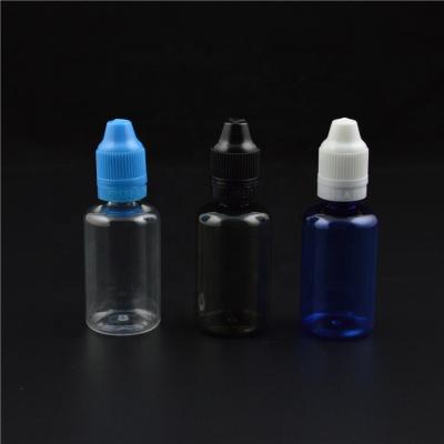 China 30ml 10ml 15ml 20ml 50ml Plastic PET PACKAGING PET Vape Oil Bottles Dropper Bottles for e liquid vape juice bottle for sale