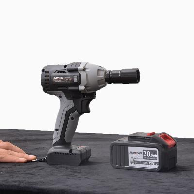 China Multifunction Recheargable 21V Battery High Torque Impact Wrench Brushless Motor Electric Wrench Multifunction Power Wrenches for sale