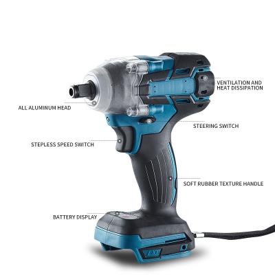 China Building& industry& Best 1/2 Wrench 1/2 Multi-Function Cordless Multifunctional Portable Thumb High Torque Motor Construction Brushless Electric Screwdriver for sale