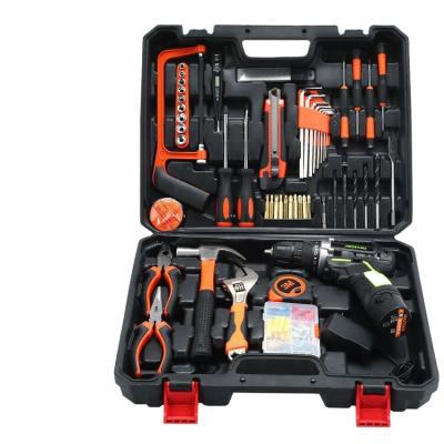 China Lock Automatically Screws Custom Model 12V Lithium Battery Compact Power Tools Set Electric Drill Rechargeable Household Hand Screwdriver Set for sale