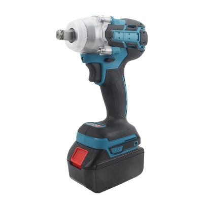 China Building& industry& Industrial Electric Brushless Ion High Torque Lithium Battery Charging Electric Screwdriver Tire Construction Cordless Impact Wrench for sale