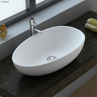 China Non-Toxic Safe Solid Surface Bathroom Counter Top Art Sink Above Counter Basin For Hotel Basin /Lavabo for sale