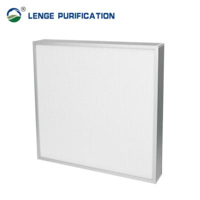 China 99.99995 % Aluminum Compact U16 Hepa Ulpa Filter With Glass Fibre for sale