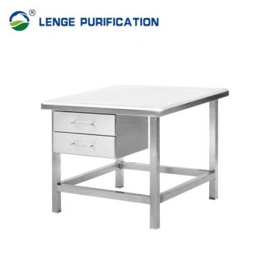 China Inteiramente soldando a mesa de aço inoxidável de equipamento de aço inoxidável de 800mm x de 800mm x de 800mm com gaveta à venda