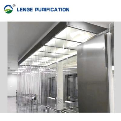 China Schoon de Zaal van de luchtlevering LAF Materiaal 1200×600×650mm Laminair Luchtstroomsysteem met pvc-Gordijn Te koop