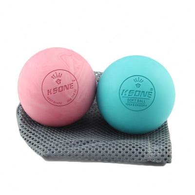 China Decoration Gym Exercise Massage Ball Spike Foot Massage Lacrosse Ball for sale