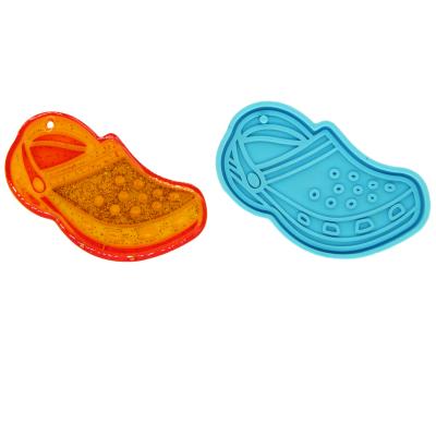 China Decoration the shoes mold decoration epoxy resin mold silicone key chain key mold for sale