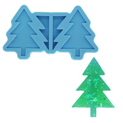 China DIY Decoration Silicone Straw Toppers Mold The Christmas Tree Straw Toppers Mold for sale