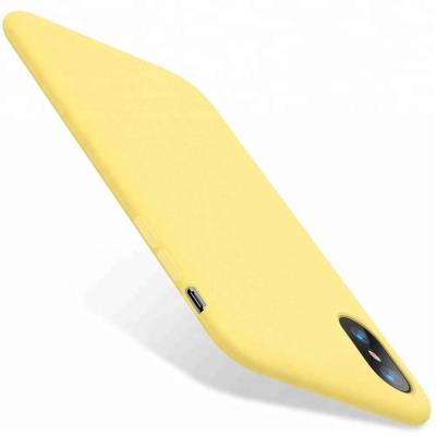 China 100% Eco-friendly Protective Cell Phone Silicone Color Slim Phone Cases For iPhone X for sale