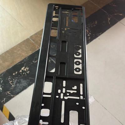 China Manufacturer Plastic Printing Logo Car Styling Euro Number Plate Frame Holder Popular Plates Euro Cover Frame for sale