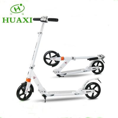 China Safety Approval EN14619 ASTM F2264 Big Wheel Adult Foot Scooter Aluminum Foot Scooter for sale