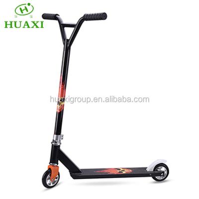 China 100mm PU with alu. core freestyle kick scooters two footed scooter for sale