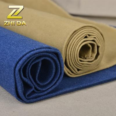 China Anti Static 12 Oz Washed Cotton Polyester Duck Canvas Fabric For Polyester Tote Bags for sale