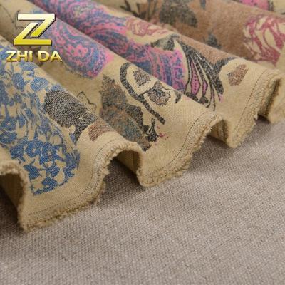 China 12oz Printing Anti-Static Bond Dyed Fabric 100% Cotton Water Print Custom Canvas for sale