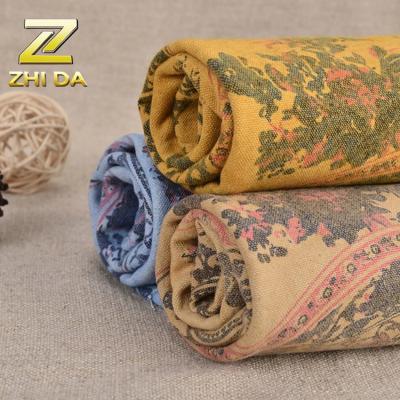 China Antistatic Digital Fabric Printing 12oz Printing Tie Dyed Linen Fabric Wholesale Roll for sale