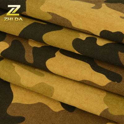 China 2020 Hot Sale 8oz 100% Cotton Camouflage Print Canvas Fabric Tear-resistant for sale