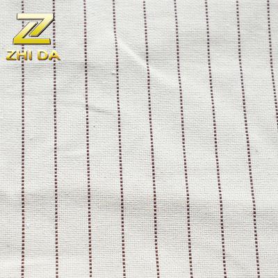 China Sustainable Wholesale Plaid Style Polyester Woven Canvas Cotton Fabric For Cloth Purses for sale