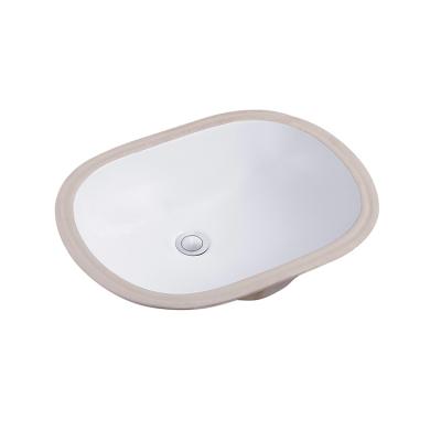 China Modern OEM Accept Custom Oval Vessel Sink Ceramic Sanitary Ware Under Counter Luxury Basins for sale