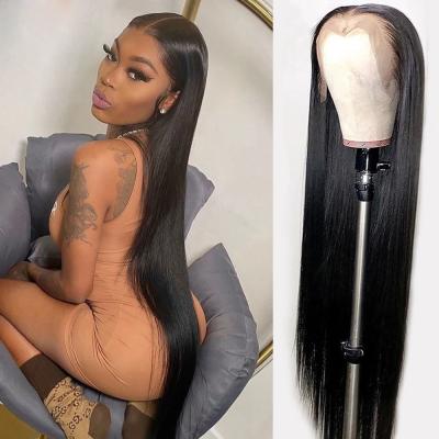 China Wholesale Cheap Raw Indian Virgin Hd Soft Hair Straight Full Lace Frontal Closure Wigs For Women Colored Lace Front Human Hair Wig for sale