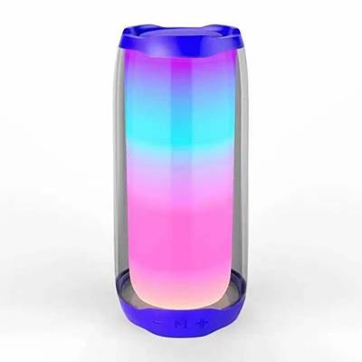 China Card to. Colorful Led Wireless Mini Portable Wireless Outdoor Lamp Desk Tf Speakers for sale