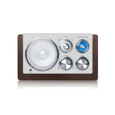 China Portable AM/FM Radio Vintage FM AM Radio With Built-in Speakers USB SD Card Radio for sale